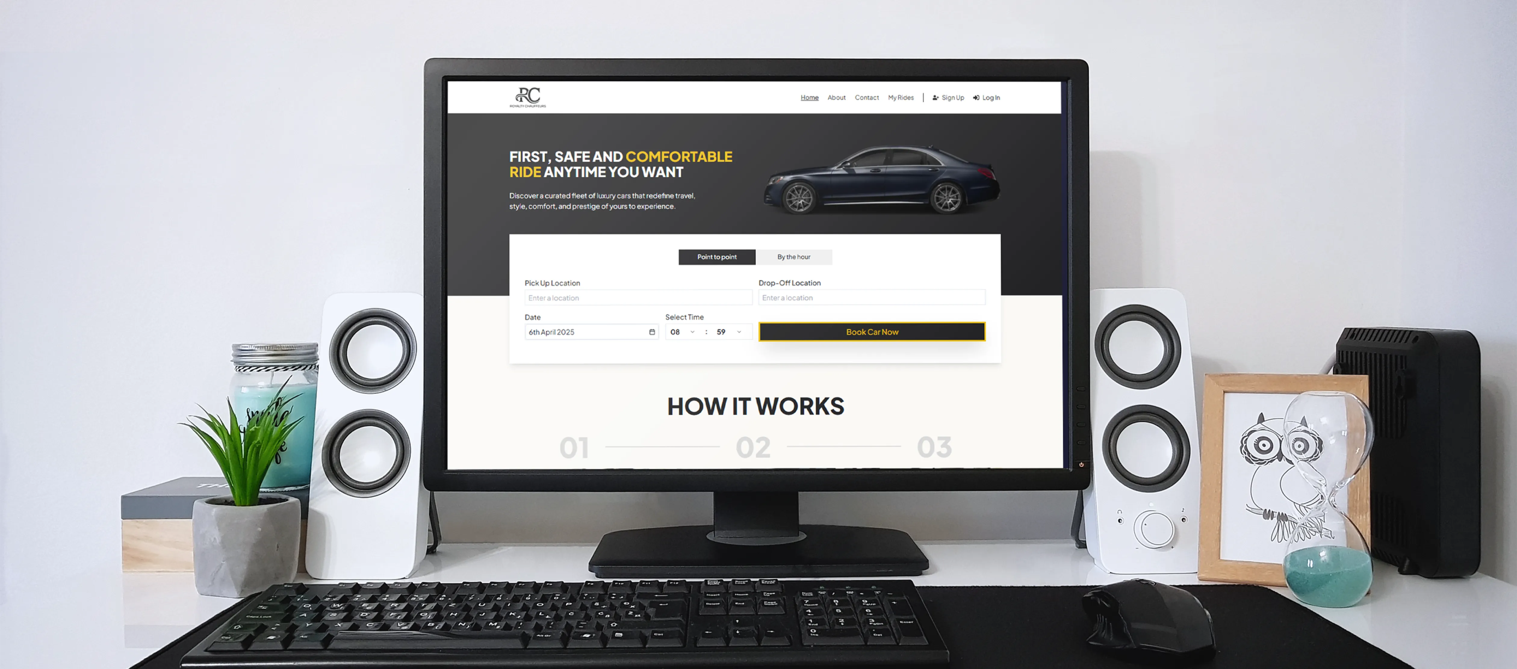 Luxury Car Rental Website