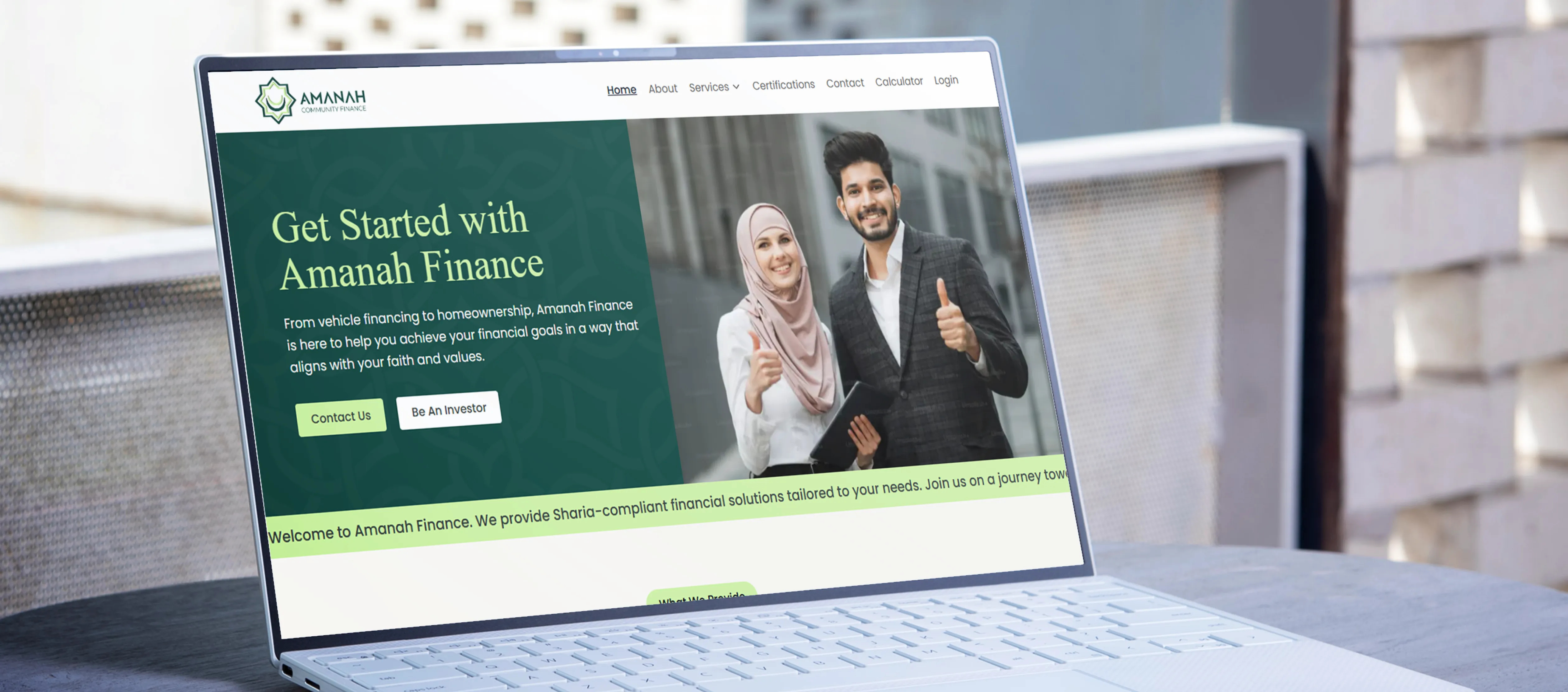 Amanah Finance Website